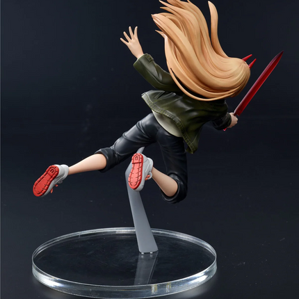 Chainsaw Man Figure – Power Aerial Ver. | Taito Anime Figure | 16cm Dynamic Collectible - OrbiTopia