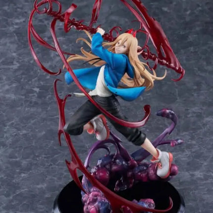 Chainsaw Man Power 1/7 Anime Figure – Claynel | 30cm Dynamic Anime Collectible - OrbiTopia