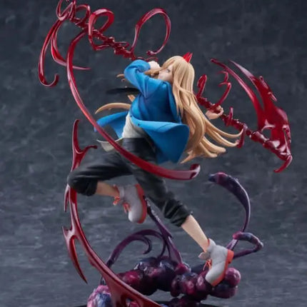 Chainsaw Man Power 1/7 Anime Figure – Claynel | 30cm Dynamic Anime Collectible - OrbiTopia