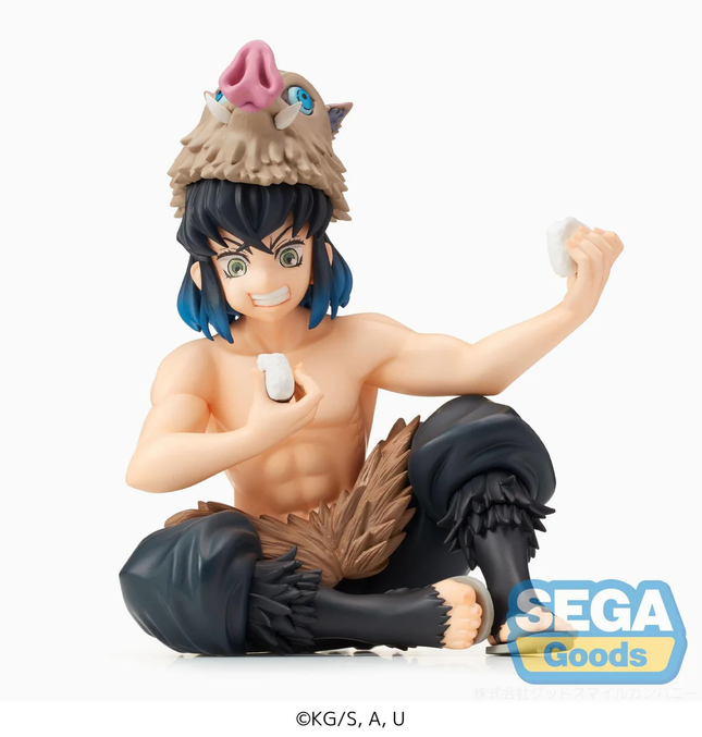 Demon Slayer – Inosuke Hashibira – Onigiri PM Perching Ver. Figure  OrbiTopia