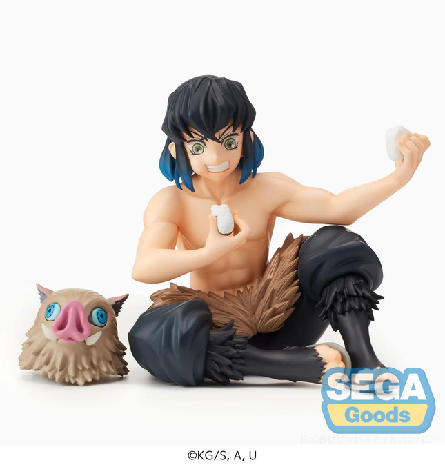 Demon Slayer – Inosuke Hashibira – Onigiri PM Perching Ver. Figure  OrbiTopia