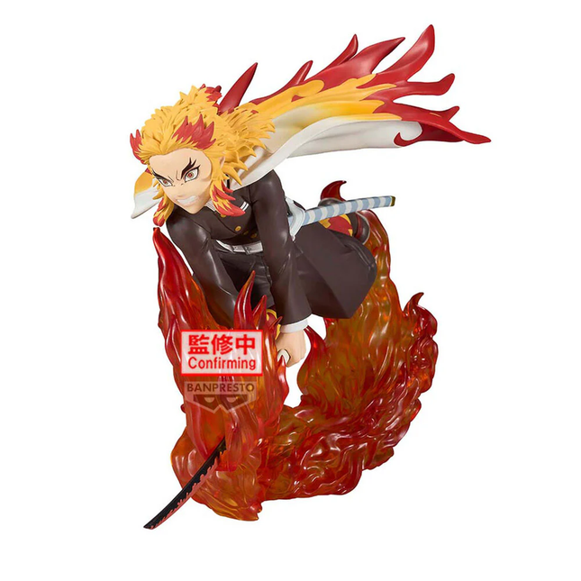 Demon Slayer – Kyojuro Rengoku – Vibration Stars Flame Figure  OrbiTopia