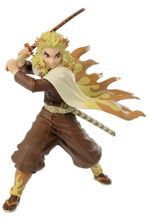 Demon Slayer – Kyojuro Rengoku (Sepia Ver.) – Vibration Stars Statue  OrbiTopia