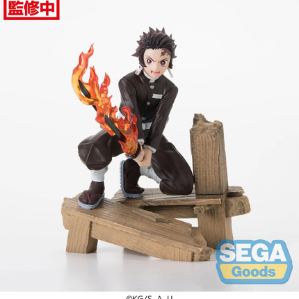 Demon Slayer – Tanjiro Kamado – Xross Link Flame Statue  OrbiTopia