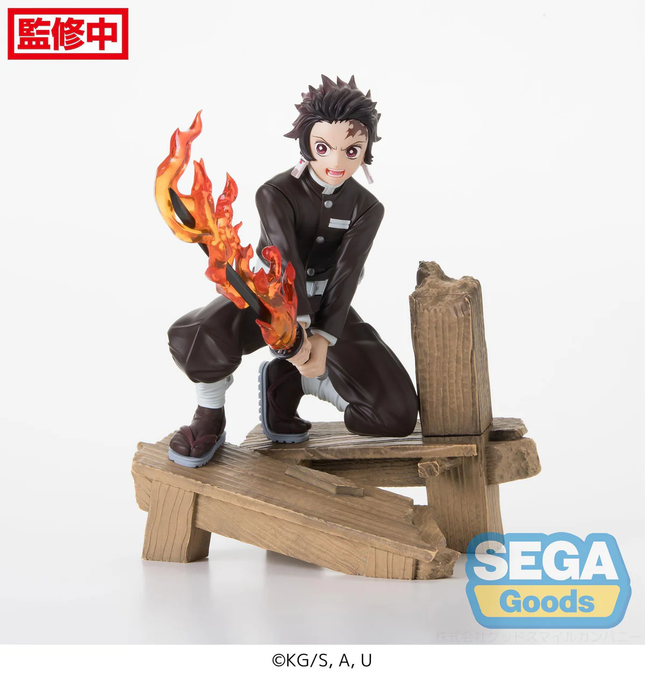 Demon Slayer – Tanjiro Kamado – Xross Link Flame Statue  OrbiTopia