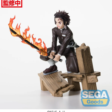 Demon Slayer – Tanjiro Kamado – Xross Link Flame Statue  OrbiTopia