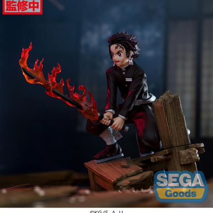 Demon Slayer – Tanjiro Kamado – Xross Link Flame Statue  OrbiTopia
