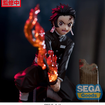 Demon Slayer – Tanjiro Kamado – Xross Link Flame Statue  OrbiTopia