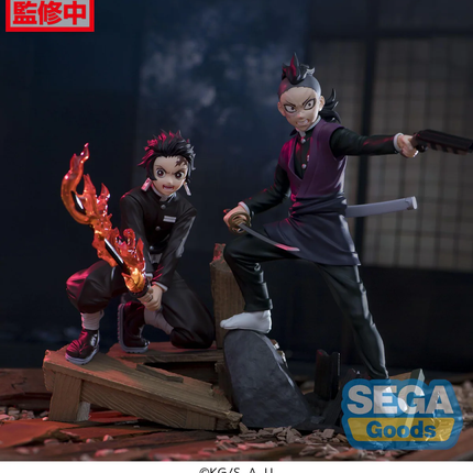 Demon Slayer – Tanjiro Kamado – Xross Link Flame Statue  OrbiTopia