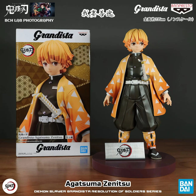 Demon Slayer – Zenitsu Agatsuma – Grandista Figure (Banpresto) | 23 cm Anime Figure OrbiTopia