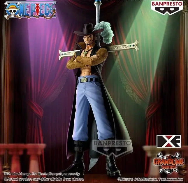 Dracule Mihawk Grandline Series Anime Figure – 17cm One Piece Collectible - OrbiTopia