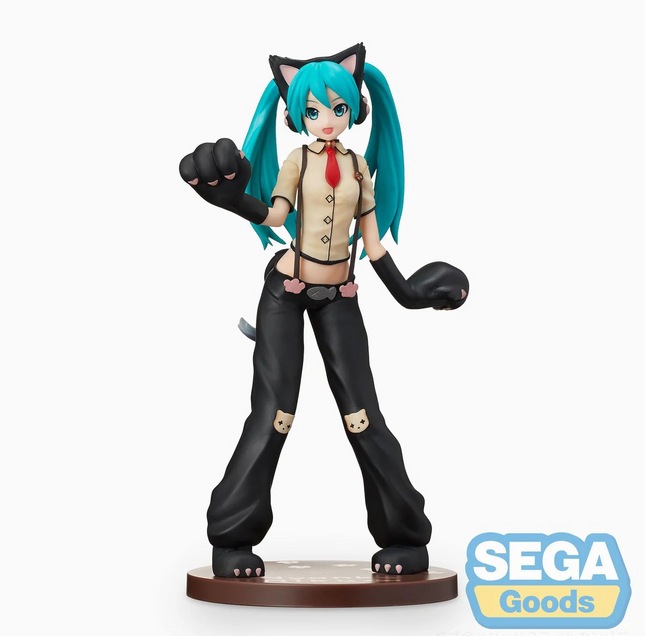 Hatsune Miku Figure – Kitty Cat Ver. | SPM Project DIVA Future Tone (SEGA) – 23cm Anime Figure - OrbiTopia