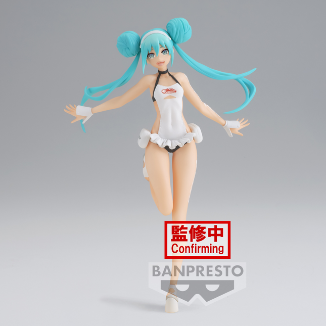 Hatsune Miku Figure – Racing Miku 2022 Tropical Maid | Banpresto Anime Figure | 16cm Collectible - OrbiTopia