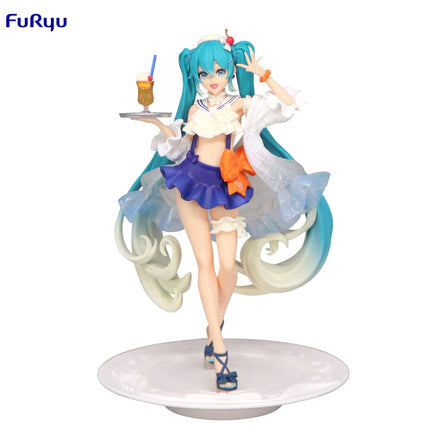 Hatsune Miku Figure – SweetSweets Tropical Juice | FuRyu Exceed Creative | 17cm Anime Figure - OrbiTopia