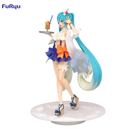 Hatsune Miku Figure – SweetSweets Tropical Juice | FuRyu Exceed Creative | 17cm Anime Figure - OrbiTopia
