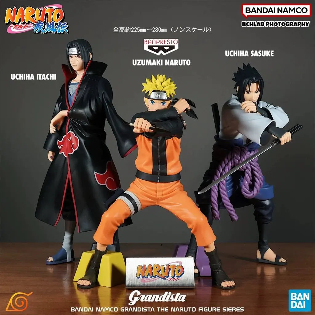NARUTO疾風伝Grandista Uchiha Itachi ９品セット 新品未開封】ナルト疾風伝 Grandista うちはイタチ フィギュア