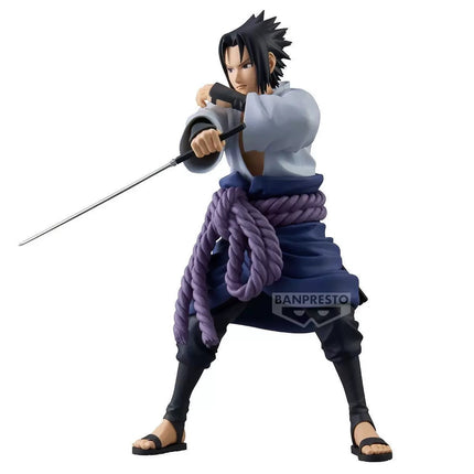 Naruto Shippuden Grandista Sasuke Uchiha Anime Figure | 24cm Banpresto Collectible - OrbiTopia