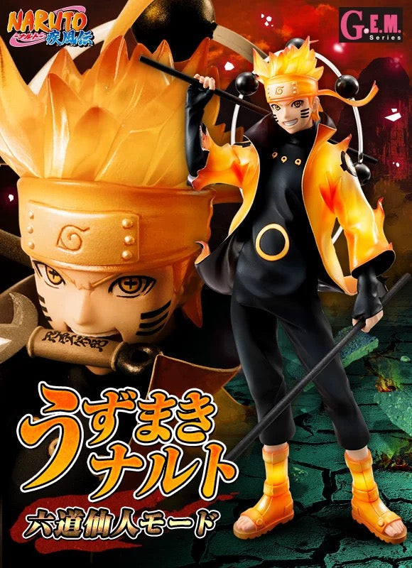 Naruto Uzumaki Figure – Six Paths Sage Mode (15th Anniversary G.E.M. Series)  OrbiTopia