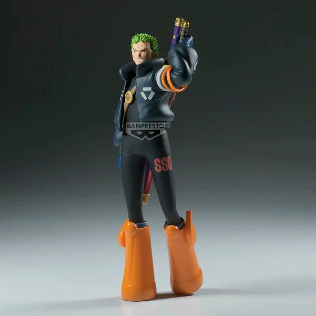 One Piece: Egghead – Roronoa Zoro "The Shukko" Figure – Banpresto | 17cm Anime Figure Collectible - OrbiTopia