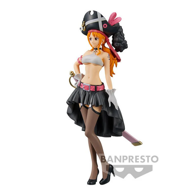 One Piece Figure – Nami Grandline Lady DXF Vol. 3 | 17cm Film Red (Banpresto) Anime Collectible - OrbiTopia