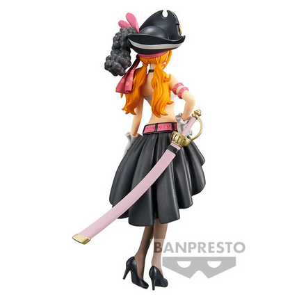 One Piece Figure – Nami Grandline Lady DXF Vol. 3 | 17cm Film Red (Banpresto) Anime Collectible - OrbiTopia