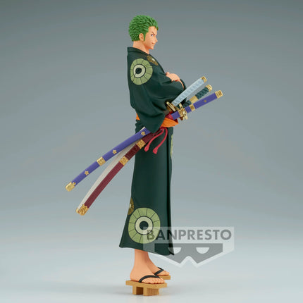 One Piece Figure – Roronoa Zoro Yukata Ver. | Grandline Series DXF (Banpresto) Anime Collectible - OrbiTopia