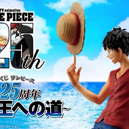 One Piece – Monkey D. Luffy Figure 25th Anniversary "Road to King of the Pirates" – Ichiban Kuji Prize A - OrbiTopia