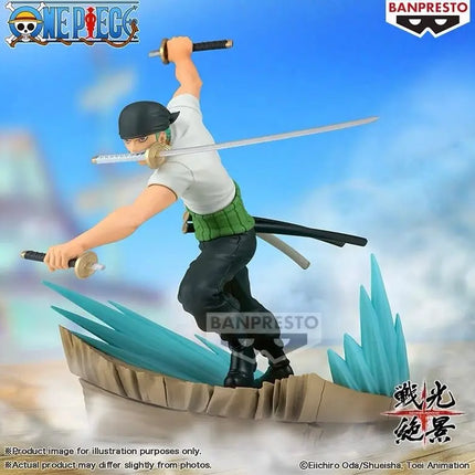 One Piece – Roronoa Zoro Senkozekkei Figure – Banpresto | 11cm Anime Figure Collectible - OrbiTopia