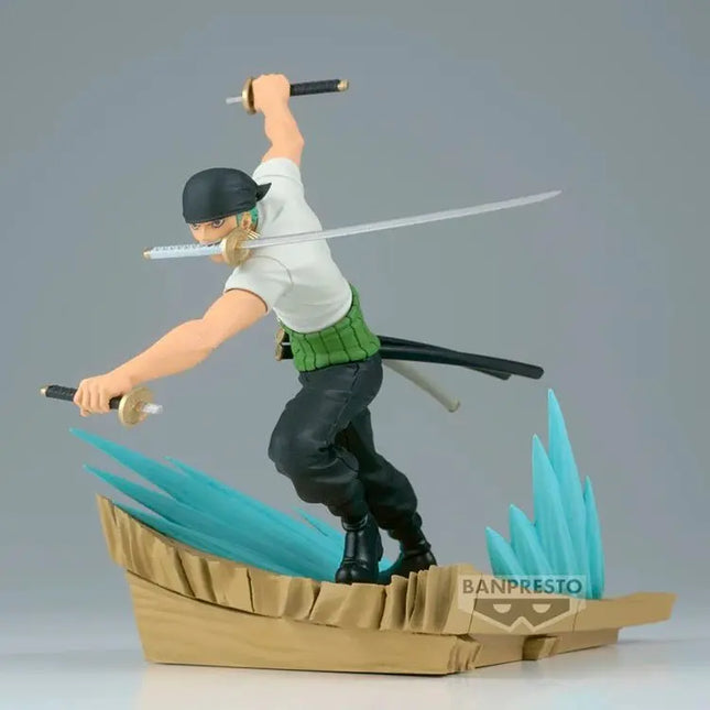One Piece – Roronoa Zoro Senkozekkei Figure – Banpresto | 11cm Anime Figure Collectible - OrbiTopia