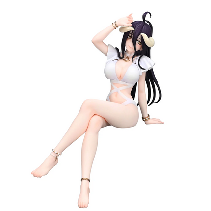 Overlord Figure – Albedo Swimsuit Ver. | 16cm Noodle Stopper (FuRyu) Anime Collectible - OrbiTopia