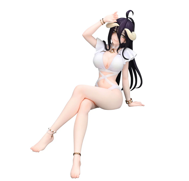 Overlord Figure – Albedo Swimsuit Ver. | 16cm Noodle Stopper (FuRyu) Anime Collectible - OrbiTopia