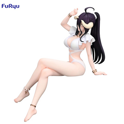 Overlord Figure – Albedo Swimsuit Ver. | 16cm Noodle Stopper (FuRyu) Anime Collectible - OrbiTopia