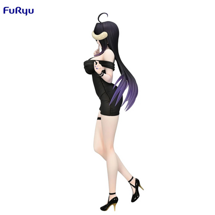 Overlord Figure – Albedo in Mini Dress | 21cm Trio - Try - iT Series (FuRyu) Anime Collectible - OrbiTopia