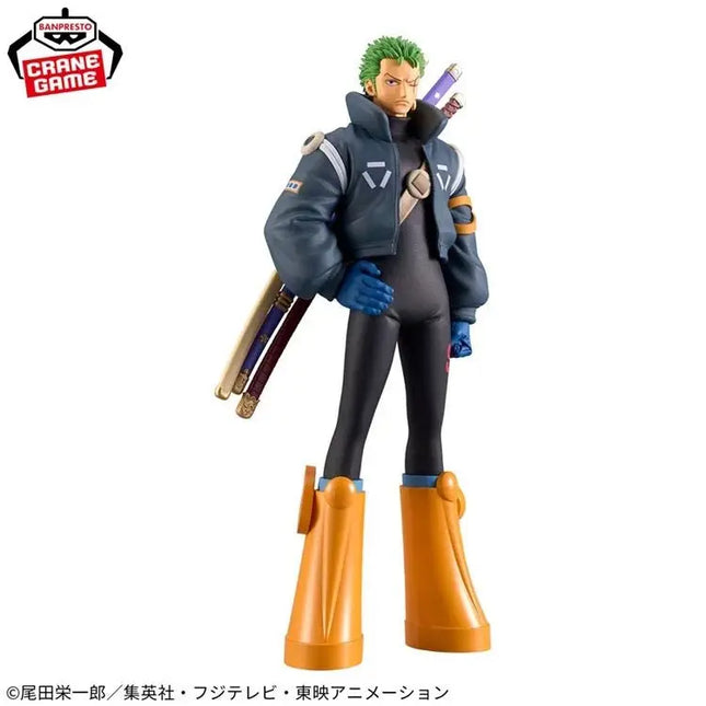 Roronoa Zoro Grandline Series Anime Figure – 17cm Banpresto One Piece Collectible - OrbiTopia