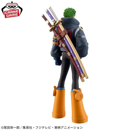 Roronoa Zoro Grandline Series Anime Figure – 17cm Banpresto One Piece Collectible - OrbiTopia