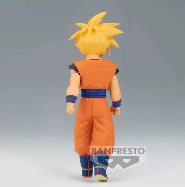 Super Saiyan Goku Anime Figure – Dragon Ball Z | 17cm Banpresto Solid Edge Works Collectible - OrbiTopia