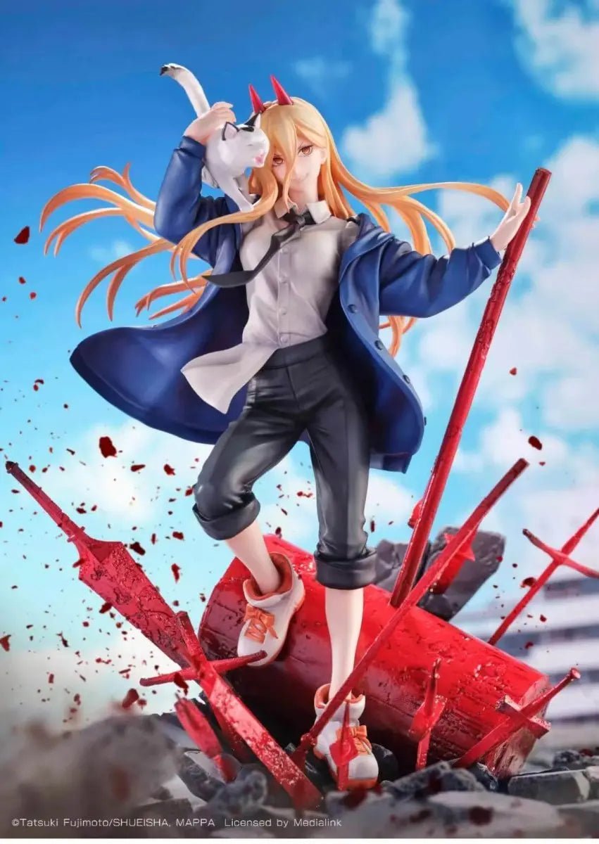 Chainsaw Man Power & Meowy 1/7 Scale Anime Figure – S - Fire (SEGA) | Dynamic Anime Collectible - OrbiTopia Hauptbild