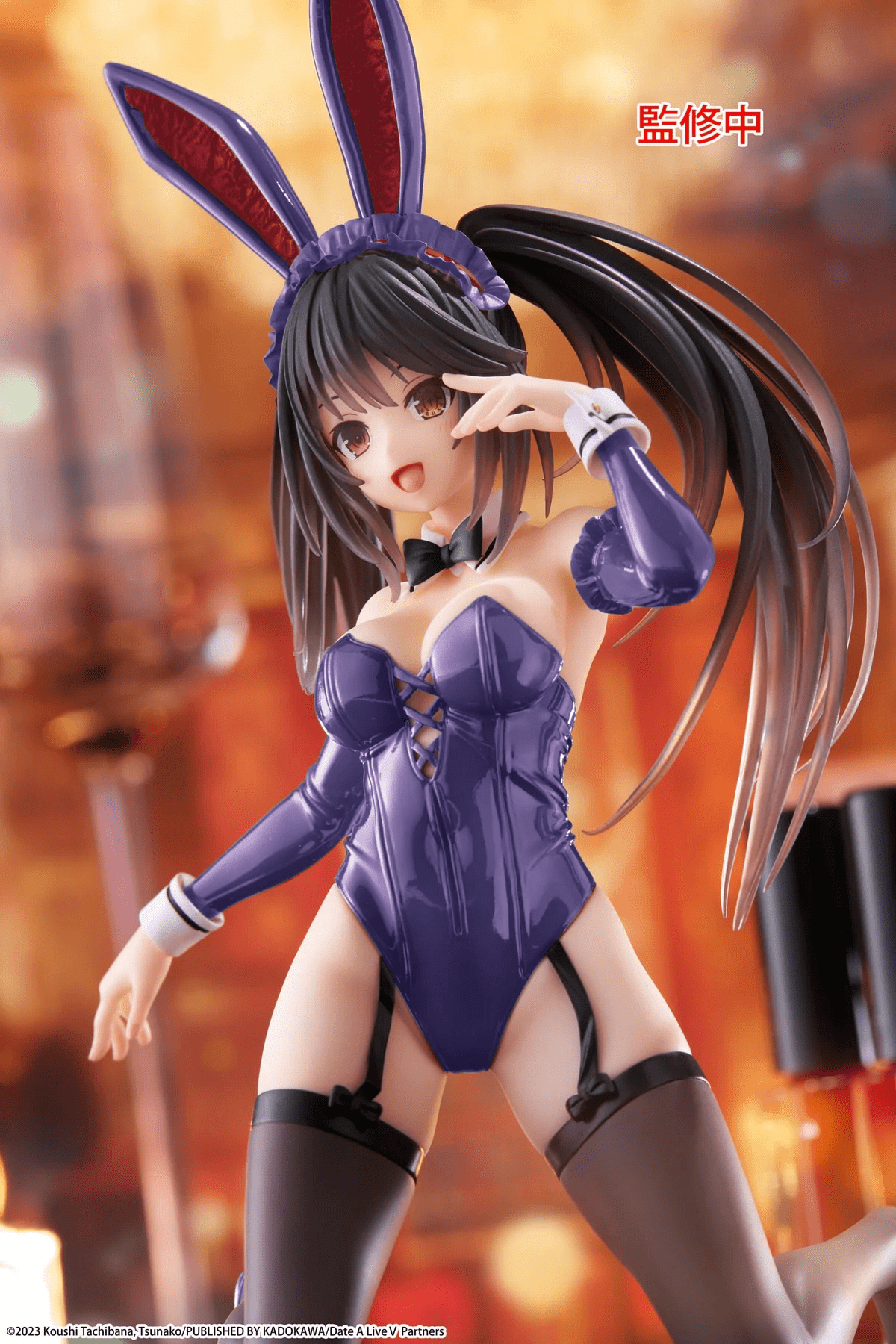 Date A Live V - Kurumi Tokisaki - Bunny Desktop Cute Renewal Figure Secondary image