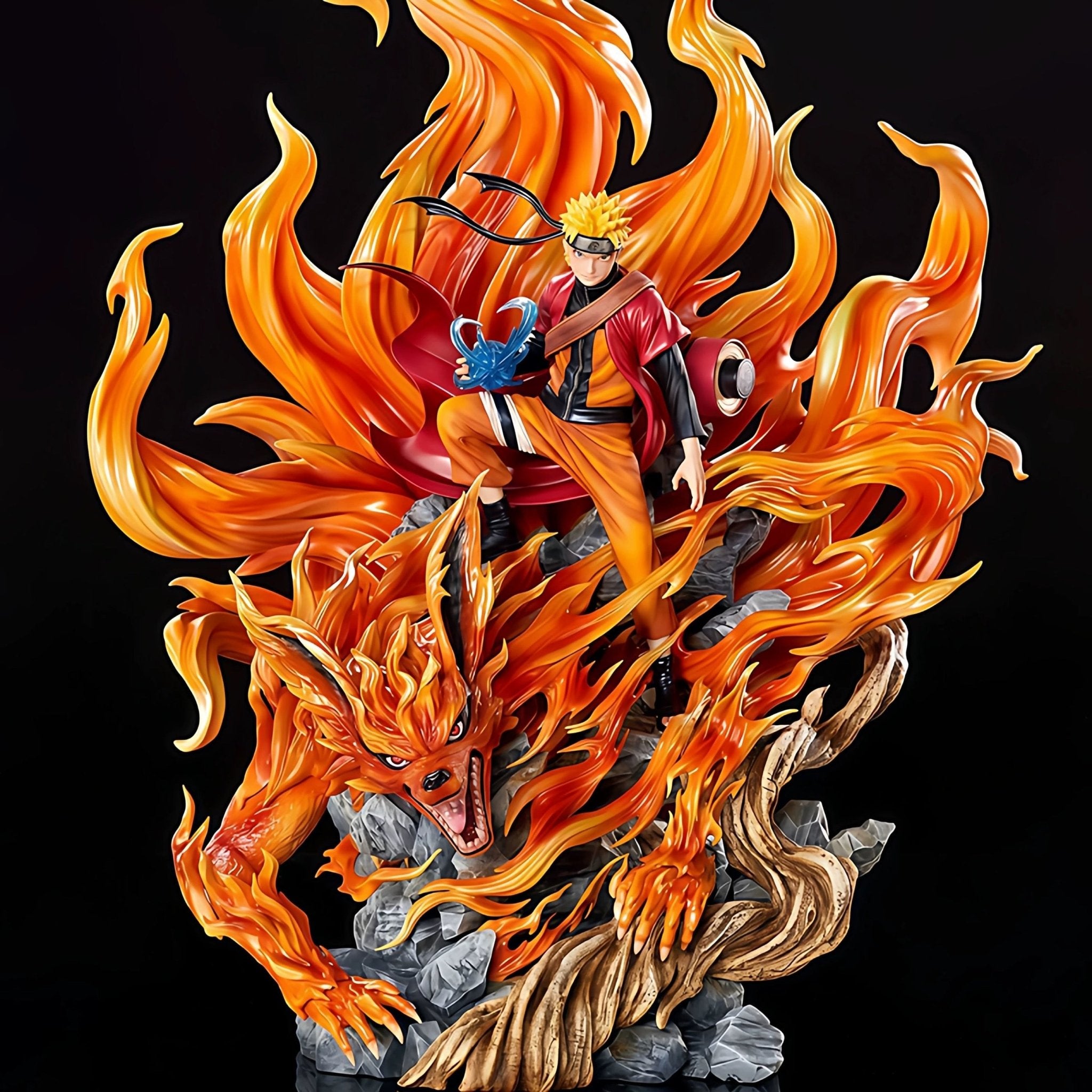 Naruto - Shinianbairen Studios - Kurama Uzumaki Naruto statue - OrbiTopia