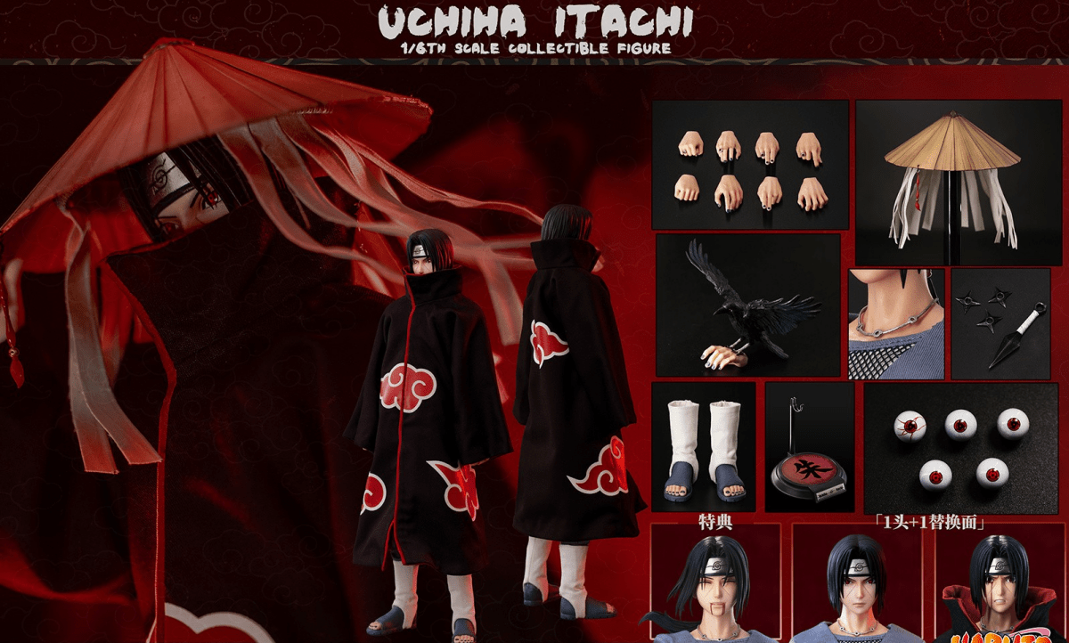 Naruto Shippuuden - Uchiha Itachi - Action figure 1/6 (RocketToys) - OrbiTopia